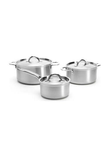 De Buyer Alchimy 6 Parça Paslanmaz Çelik Tencere Seti - Paslanmaz Çelik