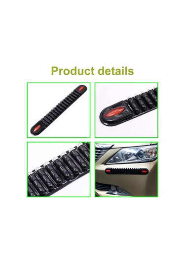 Araba Kapısı Tampon Kenarı Koruma Şeridi Çıkartması Güçlü Etiket, 4 Adet Çizilmez Kauçuk Araba Kapısı Eşiği Etiketi