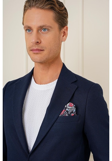 C 685 Slim Fit Lacivert Spor Ceket Lacivert