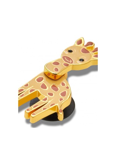 Jibbitz Enamel Giraffe Unisex Metal 10015525 1-15323 Çok Renkli