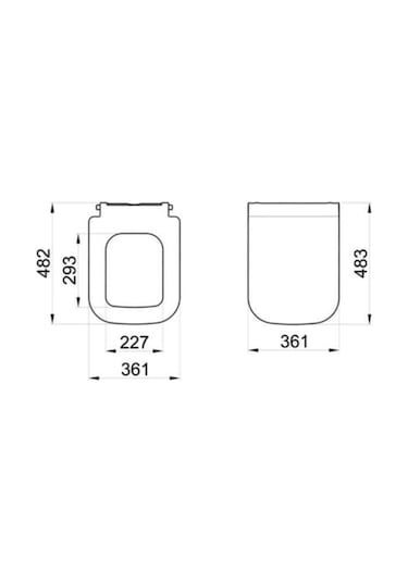 Kale Babel Slim Smart Klozet Kapağı
