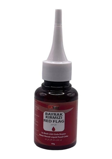 My Bake Su Bazlı Likit Gıda Boyası Bayrak Kırmızı 60 G