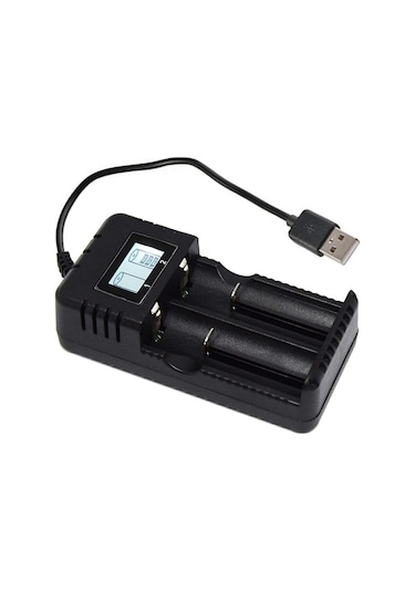 HD-8991B USB Lityum Pil Akıllı Şarj Aleti BMS Destekli - 2'li