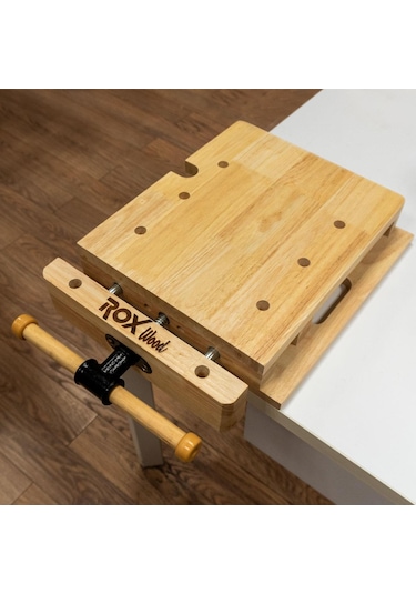 Rox Wood 0274 Tezgah Üzeri Mengeneli Ahşap Çalışma Tezgahı
