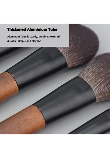 Sones 12'si 1 Arada Mini Kozmetik Fırçası Kısa Saplı Pudra Fırçası Seti Yüz Makyaj Aracı A Tipi