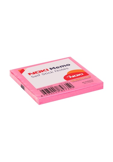 Noki Memo 75x75 Mm Yapışkanlı Not Kağıdı 80 Yaprak Koyu Pembe 12 Adet 12165