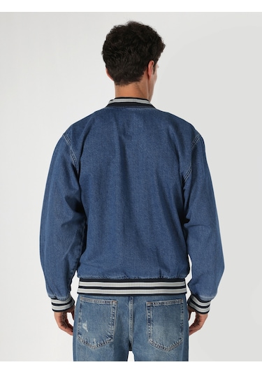 Colin's Rahat Kesim Mavi Erkek Jean Ceket CL1062448_Q1.V1_DN42468