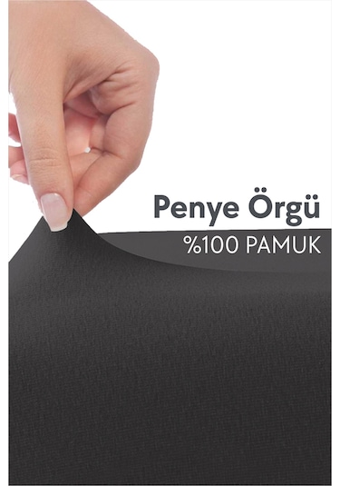Calmera %100 Pamuk Penye Lastikli Çarşaf Tek Kişilik 90x190 - 100x200 - 120x200 Ekru