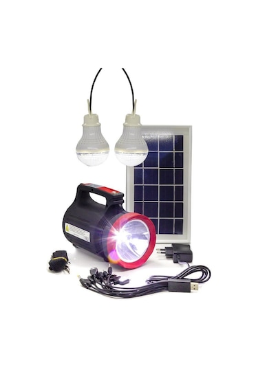 Gold Silver Gs-330 Güneş Enerjili Solar Lamba Siyah