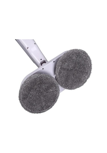 Valkyrie Şarjlı Su Püskürtmeli Elektrikli Mop Çift Döner Başlık, Mikrofiber Ped, 2000 Mah, Tüm Zeminlerde Etkili Beyaz