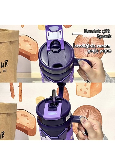 Buz Bardağı 316 Paslanmazçelik Büyük Kapasiteli Sıyalıtım Pipeti Beyaz