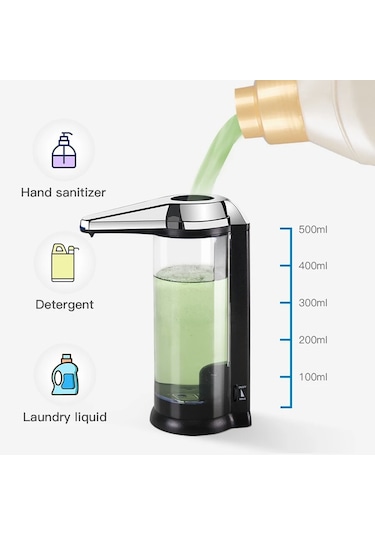 Smartgift Sensörlü Fotoselli Sıvı Sabunluk Dezenfektanlık 500ml