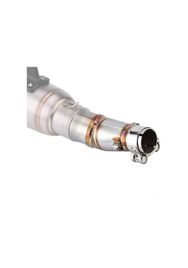 Xiyyadms Kawasaki Z250/ninja 250-300 2013-2016 İçin Paslanmaz Çelik Ekzos Orta Boru - Yüksek Sicaklık Dayanıklı, Performans Artırıcı, Ses Kalitesi İyileştirici