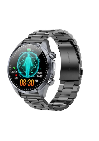 Spovan Cardio 3 EKG Tansiyon Analiz Şeker AI Akıllı Saat (Distribütör Garantili)