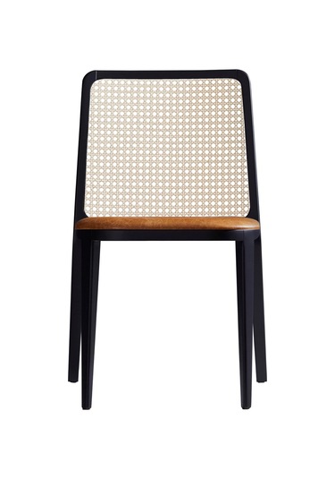 Martha Hazeranlı Ahşap Sandalye Sarı - Siyah