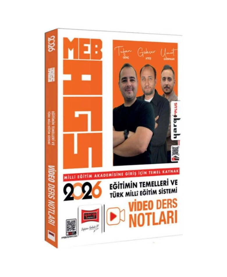 Yargı Yayınları 2026 Meb Ags Eğitimin Temelleri Ve Türk Milli Eğitim Sistemi Video Ders Notları