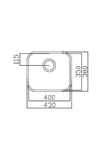 Teka Be 40.35 Tezgah Altı Paslanmaz Çelik Eviye