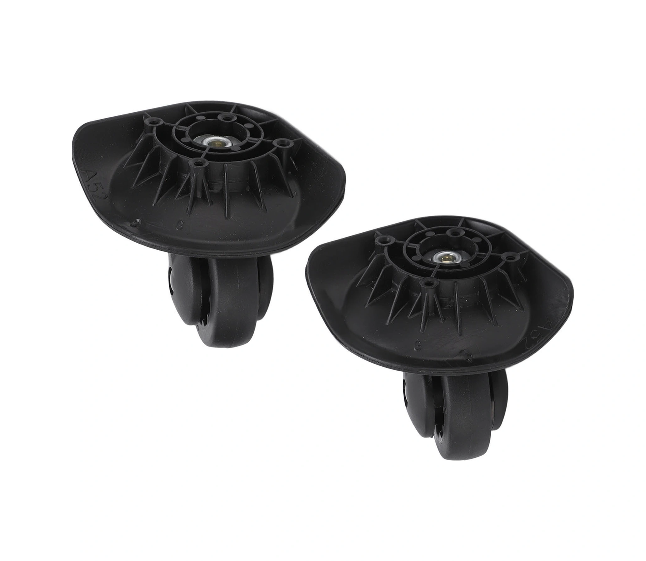 Shineyee A52 Siyah Valiz Tekerlekleri - Pp+pet Malzeme, Sessiz Ve Dayanıklı, Kolay Kurulum, Valiz Tamiri Aksesuarı 1 Çift