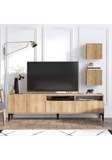 Decormet Lupin Tv Ünitesi Safir Meşe -dec-20040 Çok Renkli