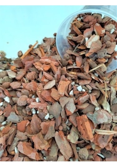 2 Adet 1,5 lt Orkide Saksısı ve 3 lt Orkide Toprağı Tabaklı