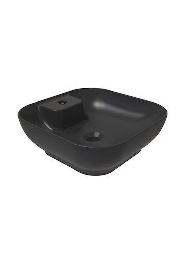 Bien MTLG04201FD1B7000 Motto Kare Lavabo Mat Siyah 42 CM