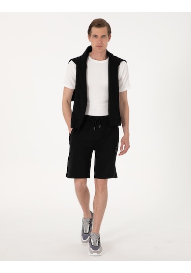 Pierre Cardin Erkek Siyah Şort Örme 50302604-vr046 Siyah