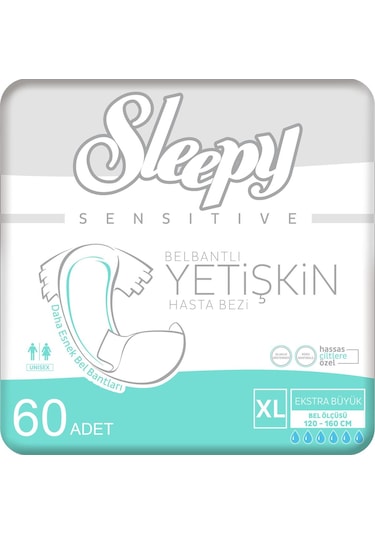 Sleepy Yetişkin Hasta Bezi XL 2 x 30'Lu 60 Adet