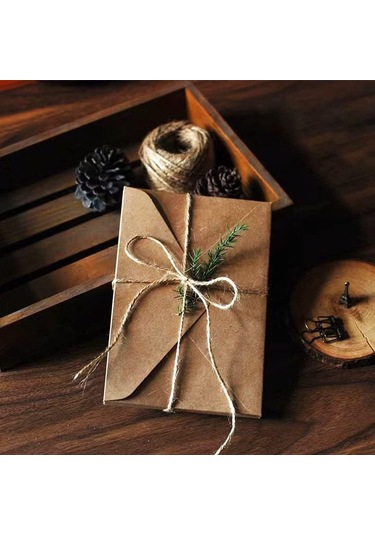 Kraft Zarf Seti, 50 Li Paket 7x9 Cm, Mini Boy Davetiye, Kart, Fotoğraf Ve Özel Gün Zarfları