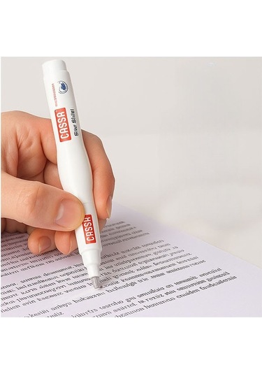 Kalem Daksil 4 Adet Cassa Sıvı Düzeltme Kalemi Tükenmez Pilot Kalem Mürekkep Kapatıcı Silici Örtücü Yazı Düzeltici 2