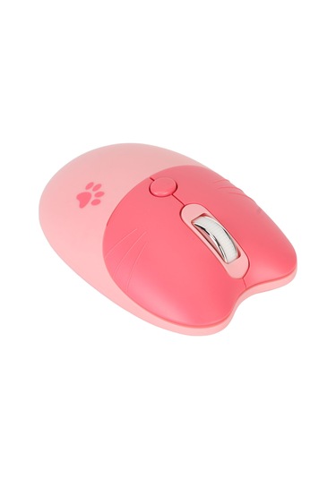 Yuntech01 Kedi Desenli 2.4g Kablosuz Fare - Sessiz Tuş, 3 Seviye Dpı, Usb Alıcı - Mor Renkli, Notebook Ve Mac Uyumlu Pil Yok