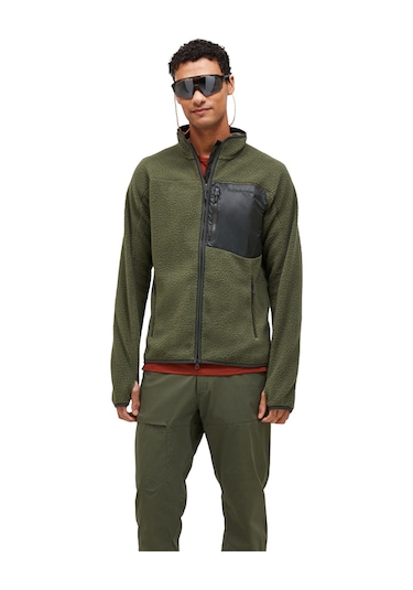 Peak Performance Peak Performance Pile Zip Erkek Yeşil Fleece 30109 Çok Renkli