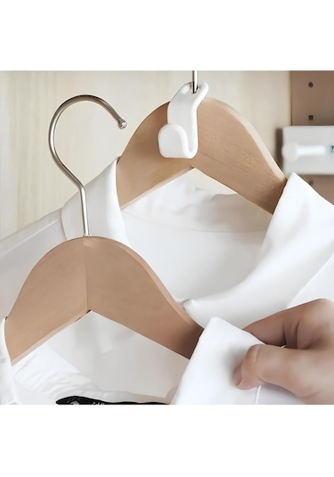 10 'lu Pratik Askı Çoğaltıcı Kanca Seti Çok Renkli