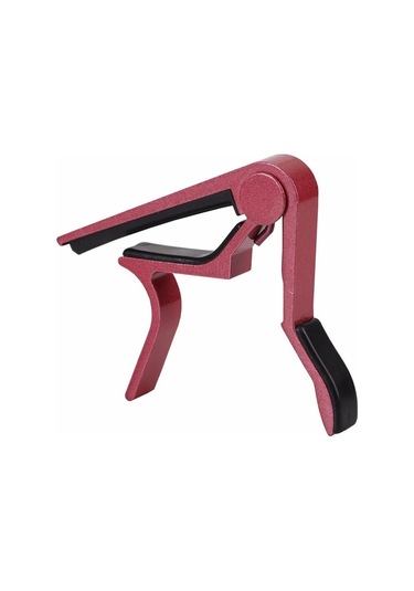 Yüksek Kaliteli Alüminyum Alaşımlı Gitar Capo Gitar Aksesuarları Hızlı Değişim Kelepçe Anahtar Akustik Klasik Ton Ayarlama Gitar Parçaları Kırmızı