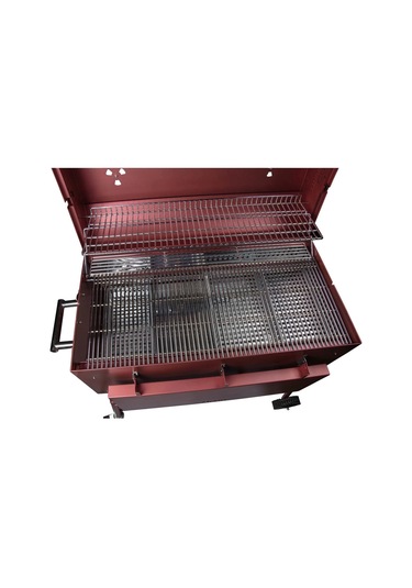 Igrıll Barbekü 1000 Mm Kömürlü Mangal Kırmızı
