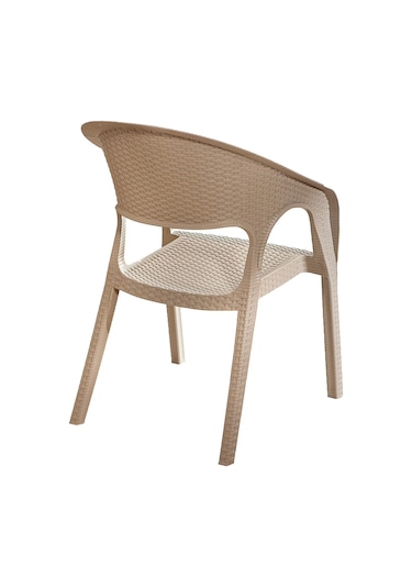 2 Adet Garden Cappucino Sandalye Bej
