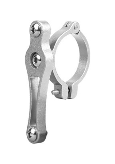 Fosenze Alüminyum Bisiklet Su Sise Kapsülü Adaptörü - Sabit Konumlandırma, Çarpıtlara Dayanıklı, Tek Vidalı, Gümüş Renkli Aksesuar