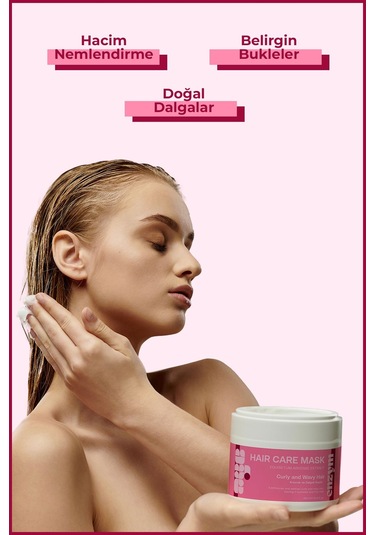 Kıvırcık Ve Dalgalı Saçlar İçin Saç Bakım Maskesi 250 Ml Bukle Belirginleştirici