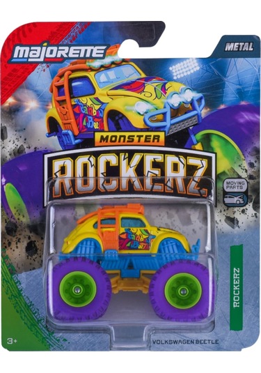 Monster Rockerz Assorment. 5-asst Volkswagen Beetle Çok Renkli