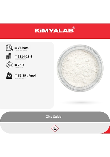Kimyalab Çinko Oksit 1 KG - Zinc Oxide USP