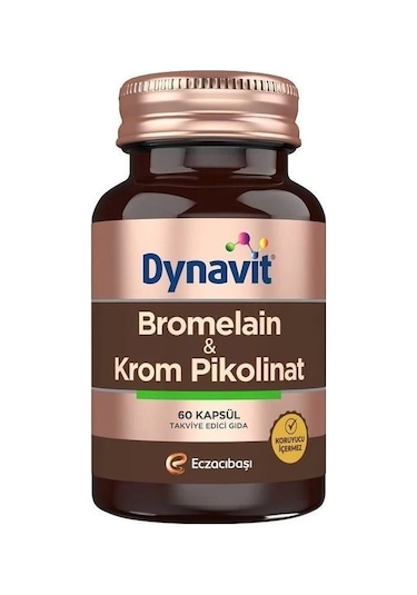 Dynavit Bromelain Krom Pikolinat 60 Kapsül