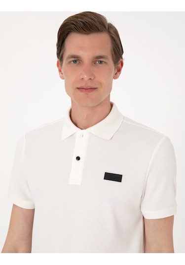 Pierre Cardin Erkek Beyaz Tişört 50309959-vr013 Beyaz