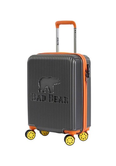 Bad Bear Logo Suitcase 23.01.80.003k K.gri Kabin Küçük Boy Valiz 40lt Gri