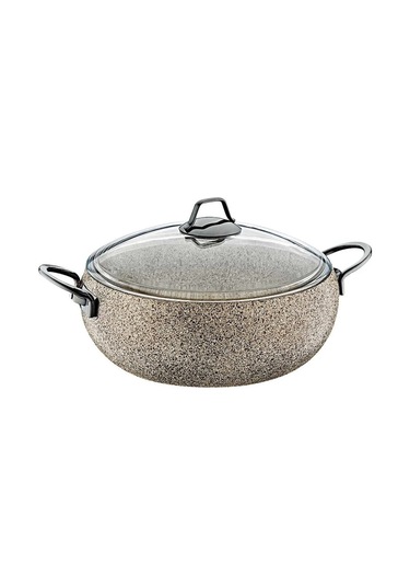 Sandstorm - 3052 - 9 Parça - Bio Granit - Pfoa Ve Ptfe Free - Tencere, Tava Çeyiz Seti Bej