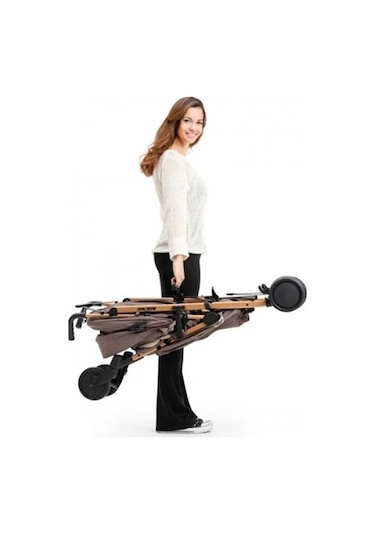 Maxi Taxi Floki Tam Yatar Baston Bebek Arabası - Kahve MAXITAXI.085