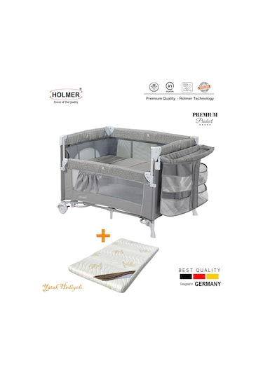 Holmer Coolstyle Oyun Parkı/Anne Yanı/Park Yatak Multi Pro + Yatak