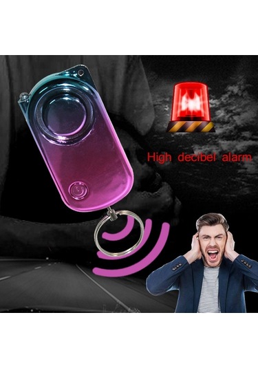 Sones Plapıe Yy-705 120 Db Açık Hava Sporları Koşu Kişisel Alarmı Siyah + Geleneksel Bileklik