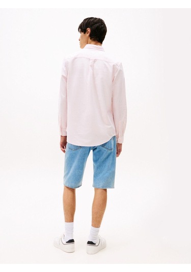 Regular Fit Oxford Erkek Pembe Gömlek-6378 Precious Pink