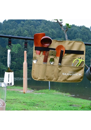 Konesam Dışarıda Kullanım İçin 900d Oxford Kumaş Çoklu Cepli Askı Depolama Çantası - Kamp, Yürüyüş, Dağa Tırmanma Çok Renkli