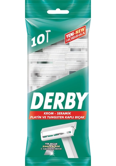 Derby Kullan-At Tıraş Bıçağı 10'lu
