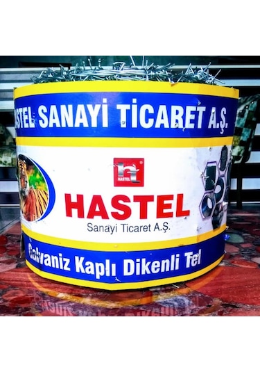 Hastel-200Metre Dikenli Tel. 2Mm Kalınlığında Dikenli Tel.-